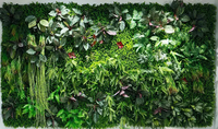 Décoration d'intérieur, mur végétal extérieur, aménagement paysager, plantes vertes artificielles, mur végétal artificiel, jardin vertical artificiel