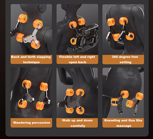 NINGDECRIUS 2023 nuevo diseño 4D lujo cuerpo completo cero gravedad masaje silla cuerpo eléctrico SL pista <span class=keywords><strong>Shiatsu</strong></span> silla de masaje reclinable - Product Image 4