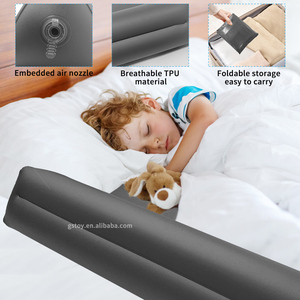 Barandillas de cama plegables para niños pequeños, parachoques de TPU antideslizantes, Barandillas de cama para niños, seguridad Rais, barandilla inflable para cama de bebé - Product Image 3