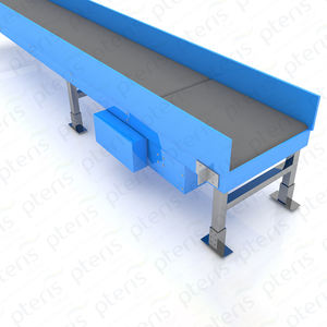 Cmc pteri उच्च गुणवत्ता वाले स्टील फ्रेम pvc गति मोबाइल मोटर चालित कन्वेयर समायोज्य सिस्टम रबर बेल्ट मोबाइल कन्वेयर - Product Image 4