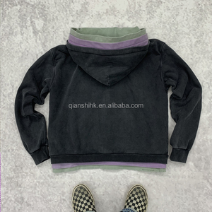 เสื้อมีฮู้ดผ้าหนาใส่ได้ทั้งชายและหญิงมีซิปเสื้อมีฮู้ดผ้าฟลีซทำจากผ้าคอตตอนผ้าคอตตอนผ้าขนแกะผ้าเกล็ดปลาขนาดใหญ่มีซิปรูด - Product Image 2