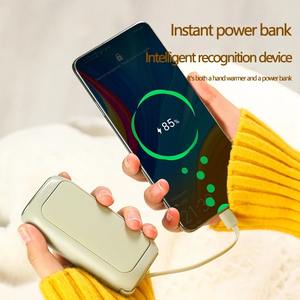 Nuevos Calentadores de Manos Portátiles de Bolsillo, 10000mAh, 2 en 1 Modos, Calentador de Manos USB de Calentamiento Rápido para Invierno, Mini Calentadores de Manos Bonitos - Product Image 3
