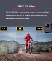 Cámara Corporal L9 2K con Batería de 10 Horas, Visión Nocturna Automática con Filtro IR, Grabación de Audio y Video, 128GB, WiFi, Cámara Corporal para Exteriores