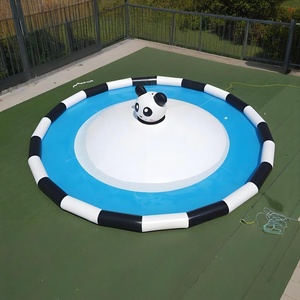 Plateforme gonflable <span class=keywords><strong>aquatique</strong></span> en forme de nuage à thème panda mignon pour enfants, idéale pour les parcs aquatiques et les divertissements en extérieur - Product Image 3