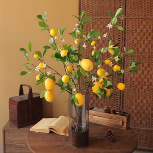 Ramilletes de Limón Artificiales Ruilisi de 30cm-100cm, Decoración para el Hogar de Plástico, Accesorios para Bodas - Product Image 1