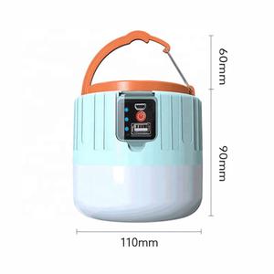 Lanterne solaire de batterie externe portative multifonctionnelle suspendue rechargeable Lampes de camping <span class=keywords><strong>à</strong></span> éclairage de secours - Product Image 4