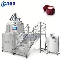 Machine de fabrication de crème pour le visage et de lotion corporelle, homogénéisateur émulsifiant sous vide, prix usine, nouvelle vente chaude