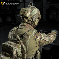 IDOGEAR Boîte de rangement pour batterie NVG en nylon tactique, pochette de contrepoids, support en forme de T, système de maintien réglable