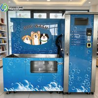 Système multifonctionnel Step Pet pour le rinçage et le séchage des animaux de compagnie, avec services de nettoyage et de séchage à l'air, machine à laver les animaux