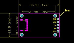 Módulo Sensor de Ángulo de Atitud, Campo Magnético y Giroscopio de Aceleración Serial de Nueve Ejes GY-95T 9DOF W178 - Product Image 2