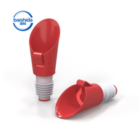 Nouveau design 2-en-1 multifonctionnel, bouchon de bouteille de vin en plastique personnalisé, amusant, durable, réutilisable, anti-fuite, aérateur, verseur à visser