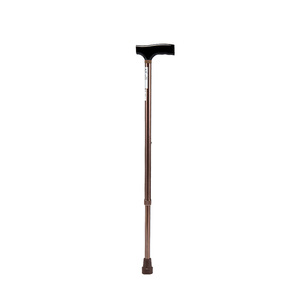 Shunkangda Telescopic <b>Walking</b> <b>Stick</b> Coffee Brown Lightweight Portable Outdoor Hiking Elderly Use - Product Image 1
