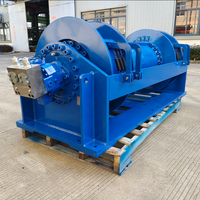 Nouveau modèle de treuil hydraulique à double tambour de 12 tonnes pour l'équipement de levage des dragueurs