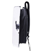 Publicité de produit innovante ventilateur hologramme 3d sac à dos application mobile sac à dos équipement d'affichage publicitaire ventilateur holographique 3d