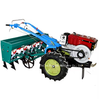 Semoir agricole multifonctionnel 8 rangs pour riz, blé, graminées et pâturages, compatible semis directes