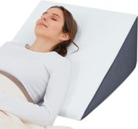 Dreieckiges Säurereflux-Kissen für Knie, Beine und Rücken, Schmerzlinderung, Weiches Memory-Schaum Bettkeil-Kissen mit Abnehmbarem Bezug für Schlafzimmer