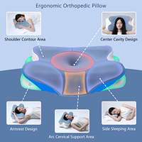 LIANDA P-125 Prix d'usine OEM ODM Oreiller orthopédique ergonomique en mousse à mémoire de forme pour dormir confortable