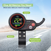 1 pièce Affichage LED pour vélo électrique, compteur de vitesse et d'odomètre, étanche IP67, fixation sur guidon, accessoires pour vélo de route, numérique filaire USB