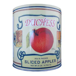 Wholesale Custom Private Label Food Fruit Dry Solid Pack Canned Apple