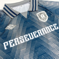 Maillots de football personnalisés tendance à imprimé numérique en polyester/coton, col en V, style oversize vintage streetwear
