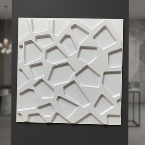 Modern Art Geometric Hollow PVC <b>Wall</b> <b>Panel</b> 3D Stereo Embossed <b>Wall</b> <b>Cladding</b> Creative <b>Interior</b> TV Background <b>Wall</b> <b>Panel</b> - Product Image 2