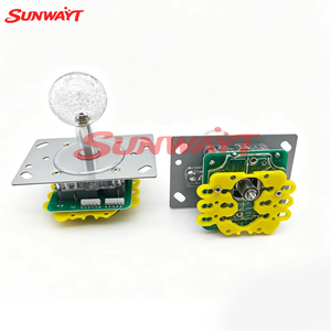 Joystick LED RGB de 12V iluminado con microinterruptor para máquina de grúa arcade, juegos de ciudad operados con monedas, máquina de captura de muñecas y regalos - Product Image 3