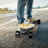 Planche à roulettes électrique Wellshow, vitesse maximale, double moteur, 10 couches d'érable, longboard, télécommande sans fil, planche à roulettes électrique