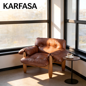 <span class=keywords><strong>Fauteuil</strong></span> lounge mi-siècle marron, <span class=keywords><strong>fauteuil</strong></span> d'appoint en <span class=keywords><strong>cuir</strong></span> inclinable, <span class=keywords><strong>fauteuil</strong></span> de relaxation individuel, canapé <span class=keywords><strong>vintage</strong></span> en bois pour salon - Product Image 3