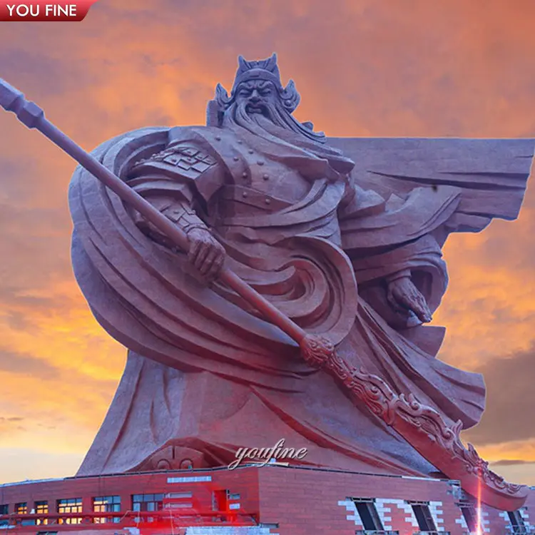ضخم كبير البرونزية الصينية قوان قونغ تمثال