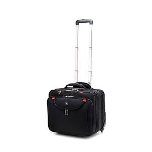 New Vintage Ttrolly Case Oxford Roller Cloth Business Zipper Closure 18inch Laptop Trolley Bag Spinner Suitcase <b>Luggage</b> - Product Image 3