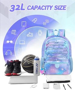 Échantillon gratuit Grand sac à dos de sport Porte-ballon Compartiment à chaussures Personnalisé Football Basketball Football Imperméable Détachable - Product Image 2