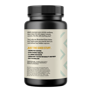 ハラール認定BCAA錠剤分岐チェーン必須アミノ酸錠剤1500mg L-ロイシンL-イソレヌシン & L-バリン。 - Product Image 4