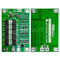 Module de protection PCB BMS 3S 40A pour batterie Li-ion Lithium Lipo 12,6V avec équilibrage pour moteur de perceuse
