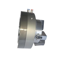 Mandrin pneumatique à montage frontal avec centrage automatique et serrage magnétique pour perceuse, temps de réglage rapide
