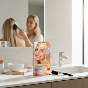 Kit de coloration capillaire permanente professionnelle brillante Mix Profesional 10.23 Blond Platine avec huile d'argan et d'agrumes - Product Image 2