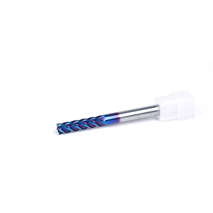 Fraises à bout en carbure de tungstène haute performance HRC 65, 4 flûtes, rayon d'angle, fraises à bout en carbure solide, outils de fraisage pour le fraisage - Product Image 2