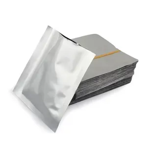 Mylar mat épais thermoscellable à haute barrière de stockage des aliments sacs de papier d'aluminium sous vide de 1 gallon