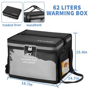Bolsa de Reparto de Comida Aislada, Impermeable, Universal, para Bicicletas Eléctricas, Scooters, Motocicletas, con Impresión Digital - Product Image 4