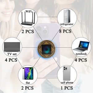 카마즈 휴대폰용 전자파 차단 스티커 게르마늄 전자파 차단 스티커 퀀텀 쉴드 <span class=keywords><strong>EMF</strong></span> 보호 1800-2200 이온 - Product Image 5