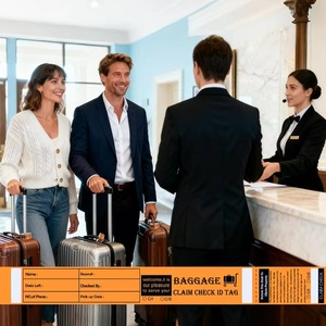 Etichette per Bagagli Personalizzate, Resistenti e Impermeabili, <span class=keywords><strong>con</strong></span> <span class=keywords><strong>Numero</strong></span> di Serie, per Hotel, Supermercati e Negozi - Product Image 6