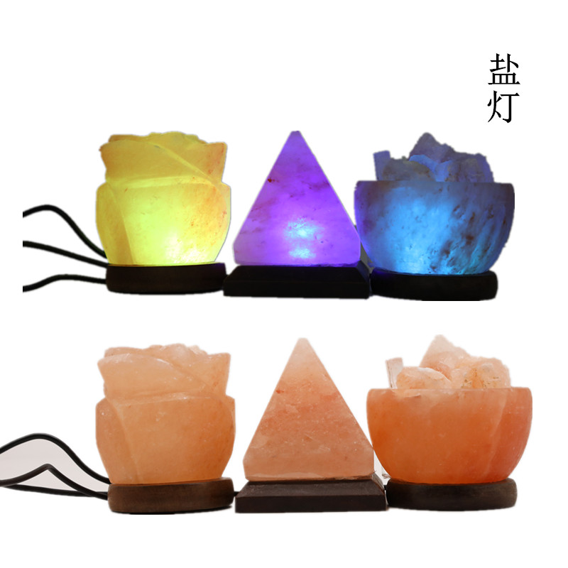 Lampe de sel naturel de l'Himalaya pour la décoration intérieure et la purification de l'air