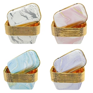 Set 8 Teglie Tonde Antiaderenti 10 Cm Con 100 Fogli Carta Forno: Per Mini Cheesecake E Dessert