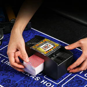 Dispositivo automático <span class=keywords><strong>para</strong></span> mezclar cartas de póker, material plástico, compatible con Three Kingdoms, Landlord, Guandan, Texas Holdem, juego de cartas familiar y de ocio - Product Image 5