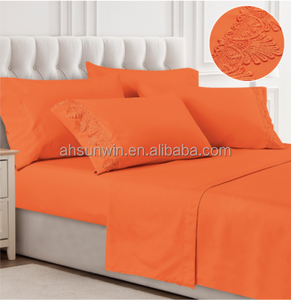 New Arrival 6 cái ren bedding Set 2800Series tấm ga trải giường Set nhà máy bán buôn để sử dụng nhà - Product Image 5