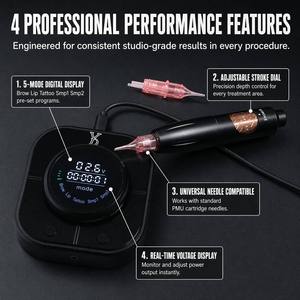 Máquina de Tatuaje de <span class=keywords><strong>Microblading</strong></span> YDPMU Personalizable, Máquina de Maquillaje Permanente Premium para Entrenamiento - Product Image 4