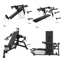 Machine de presse à pectoraux inclinée et plate pour salle de sport commerciale, équipement de musculation robuste pour la presse convergente des bras