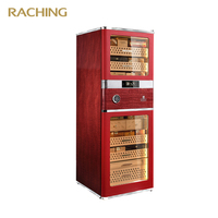 Humidificateur à cigares électronique Raching RR980 Capacité de cigares 3000CT avec verrouillage des empreintes digitales et fonction d'élimination de l'ammoniac