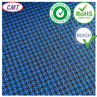 Tissu Oxford en polyester à carreaux bicolores respectueux de l'environnement avec certifications ZDHC MRSL, Higg FEM, CPSIA pour sac d'accessoires pour bébé, sac à roulettes pour enfant