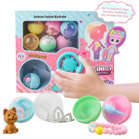 8pcs Surprise Twister Egg Box Mini Distributeur Automatique Capsule Jouet