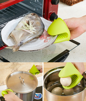 Mini-gants de four en silicone personnalisés, maniques de cuisine, qualité alimentaire, compatibles lave-vaisselle, moulage par compression